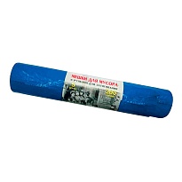 Мешки для мусора 200 л, с завязками, синие, в рулоне 5 шт., ПВД, 45 мкм, 1100х850 мм, Концепция Быта Vitalux, 604934 в Сургуте