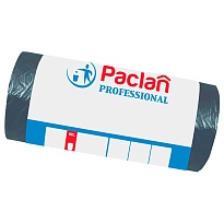 Мешки для мусора 60 л, черные, в рулоне 50 шт., ПНД, 6,2 мкм, 800х600 мм, PACLAN Professional, 604078 в Сургуте