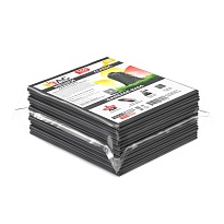 Мешки для мусора 160 л, серые, в пачке 10 шт., ПВД, 40 мкм, 900х1100 мм, i-Bag в Сургуте