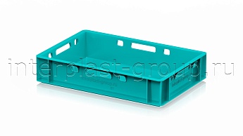 Ящик для мяса и колбасных изделий Е-1 бирюзовый в Сургуте Ящик для мяса и колбасных изделий Е-1 бирюзовый в Сургуте