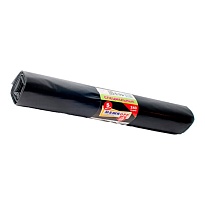 Мешки для мусора 240 л, черные, в рулоне 5 шт., ПВД 80 мкм, 1300х900 мм, МЕШКОFF, 4217 в Сургуте