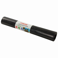 Мешки для мусора 240 л, черные, в рулоне 10 шт., ПВД 50 мкм, 1400х900 мм, LAIMA, 605337 в Сургуте