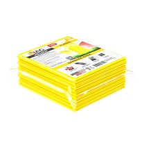 Мешки для мусора 160 л, желтые, в пачке 10 шт., ПВД, 40 мкм, 900х1100 мм, i-Bag в Сургуте