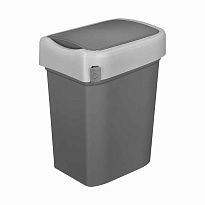 Контейнер для мусора Smart Bin 10 л (серый) 10 серый в Сургуте