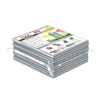 Мешки для мусора 160 л, светло-серые, в пачке 10 шт., ПВД, 40 мкм, 900х1100 мм, i-Bag в Сургуте